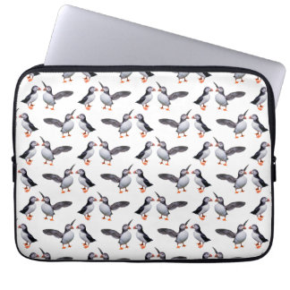 Puffin Frenzy Laptop Sleeve (Choose Colour)