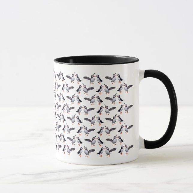 Puffin Frenzy Mug (Right)
