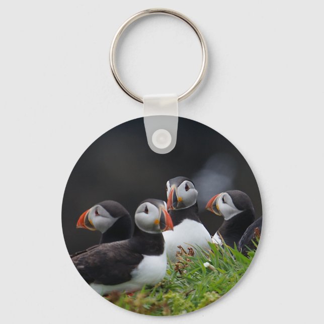 Puffin Gang Keychain (Front)