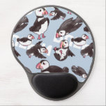 Puffin Gel Mousepad<br><div class="desc">A cute stylized puffin designed by ZeroJigoku Artwork. This artwork takes advantage of using rough brush strokes to create a unique design.</div>
