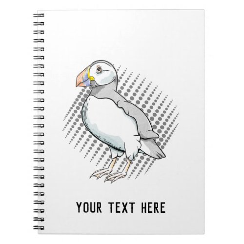 Puffin Halftones Notebook