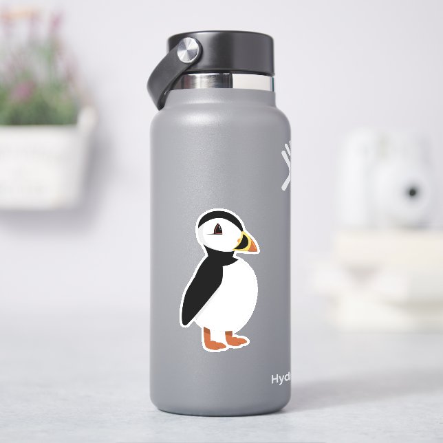 Puffin Illustration Sticker (HydroFlask)