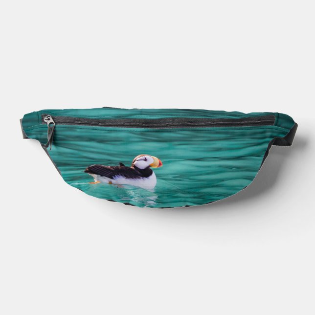 Puffin In Resurrection Bay, Alaska Fanny Pack (Lay Down)