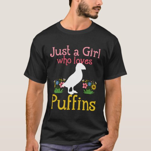 Puffin Just A Who Loves Puffins T_Shirt