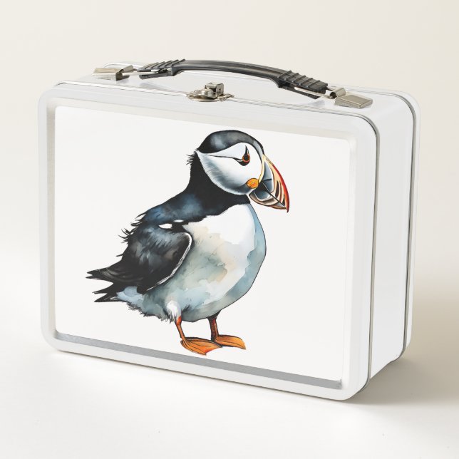 Puffin Metal Lunchbox (Front)