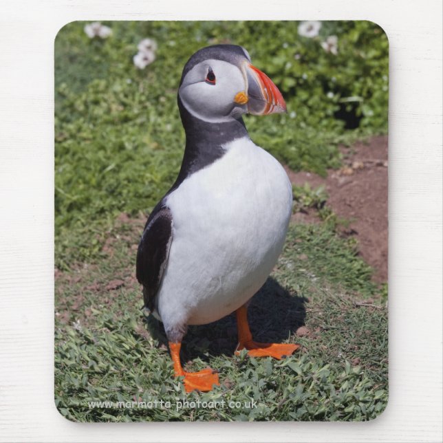 Puffin Mousemat Mouse Pad (Front)