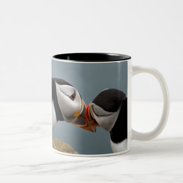 Puffin pair mug (Right)