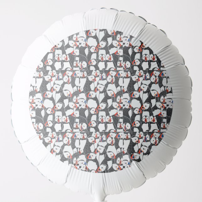 Puffin Pattern Balloon (Front)