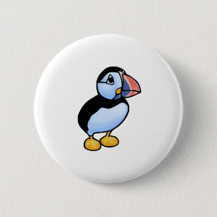 Puffin Pinback Button