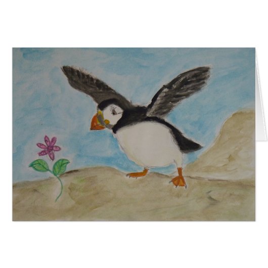 puffin pleasures cards (Front Horizontal)