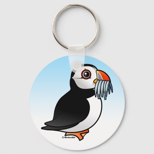 Puffin Prowess Keychain (Front)