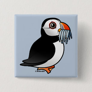 Puffin Prowess Pinback Button
