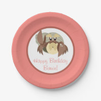 Puffin Rock Party Plate - Bernie
