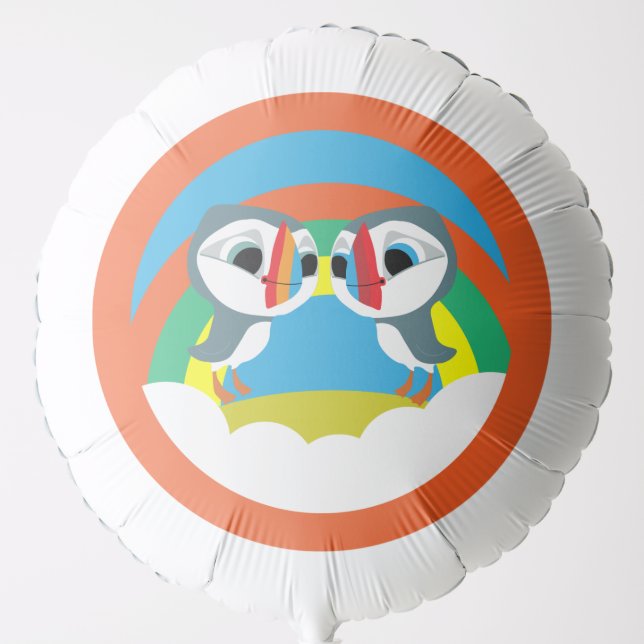 Puffin Rocks Balloon (Front)