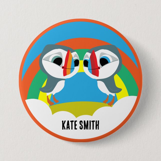 Puffin Rocks Button (Front)