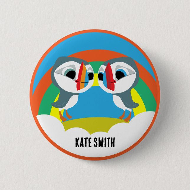Puffin Rocks Button (Front)