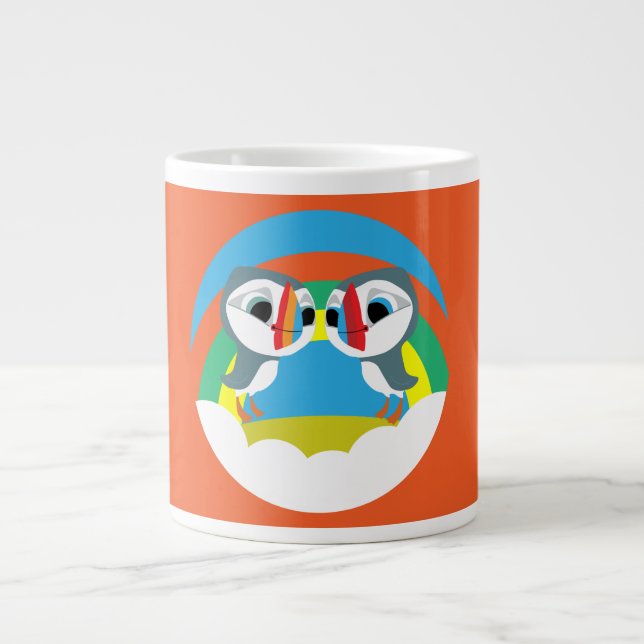 Puffin Rocks Giant Coffee Mug (Front)