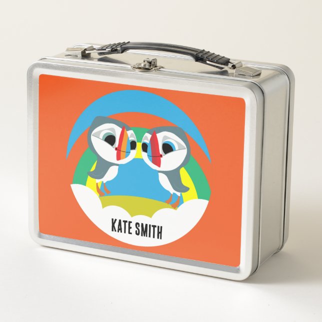 Puffin Rocks Metal Lunch Box (Front)
