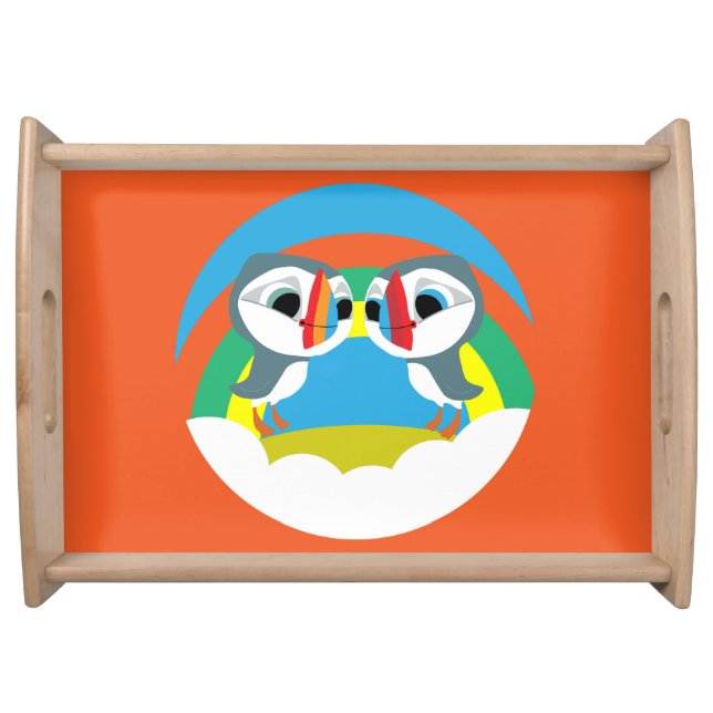 Puffin Rocks Serving Tray (Front)