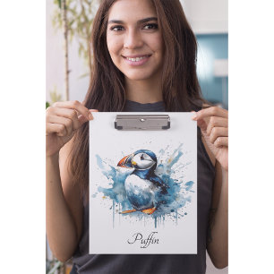 Puffin Splash, custom Clipboard