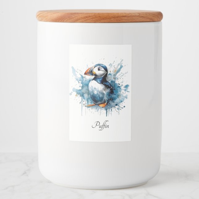 Puffin Splash, custom Food Label (Front)