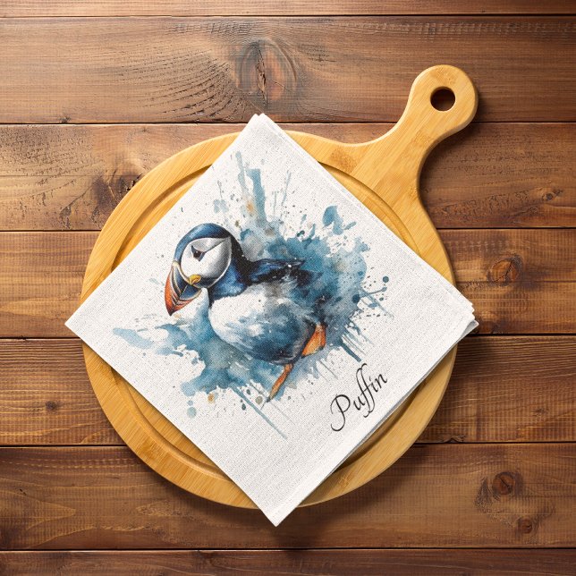 Puffin Splash, custom Napkins (Creator Uploaded)
