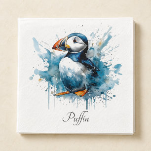 Puffin Splash, custom Napkins