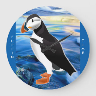 PUFFIN TIME WALL CLOCK
