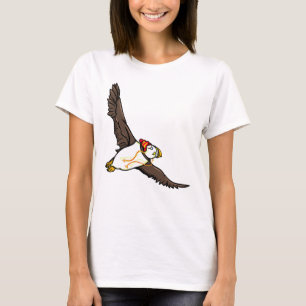 Puffin Wearing A Hat A Knitted Hat T-Shirt