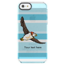 Puffin Wearing A Hat A Knitted Hat Clear iPhone SE/5/5s Case