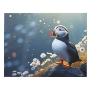 Puffin Wild Bird Animal Tranquil Peaceful  Notepad