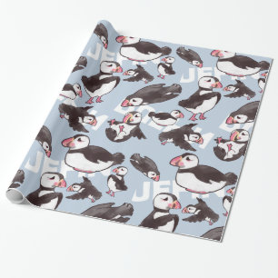 Puffin Wrapping Paper