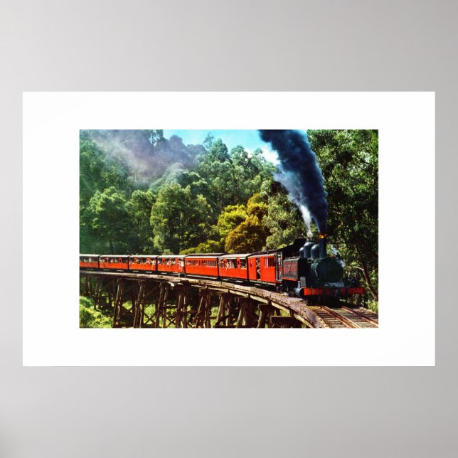 PUFFING BILLY IN AUSTRALIA POSTER (Front)