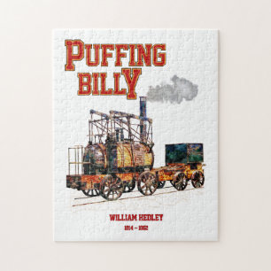 Puffing Billy Steam Train English Locomotive Jigsaw Puzzle