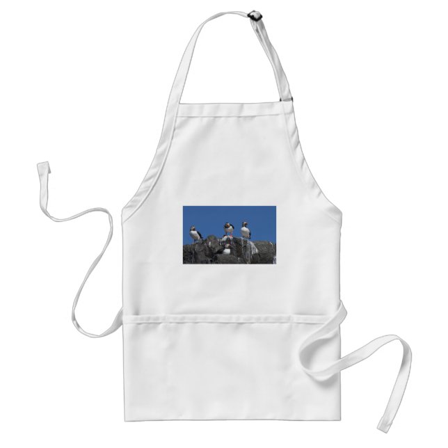 Puffins Adult Apron (Front)
