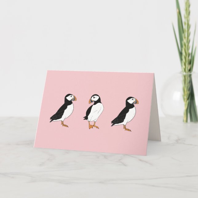 Puffin's Blank Card (Front)