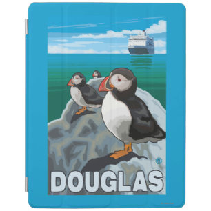 Puffins & Cruise Ship - Douglas, Alaska iPad Smart Cover