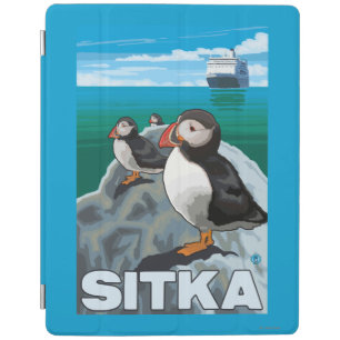 Puffins & Cruise Ship - Sitka, Alaska iPad Smart Cover
