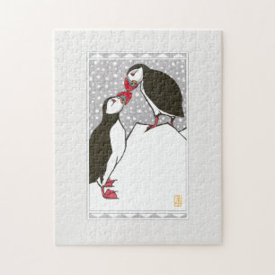 Puffins Greeting 11"x14" Jigsaw Puzzle