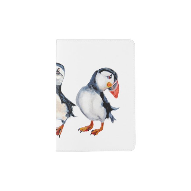 Puffins Passport Holder (Front)