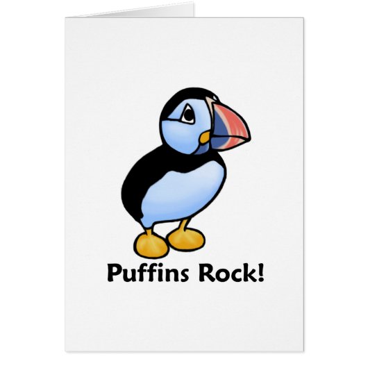 Puffins Rock! Cards (Front)