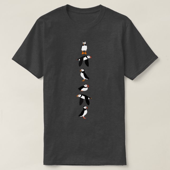Puffins T-Shirt (Design Front)