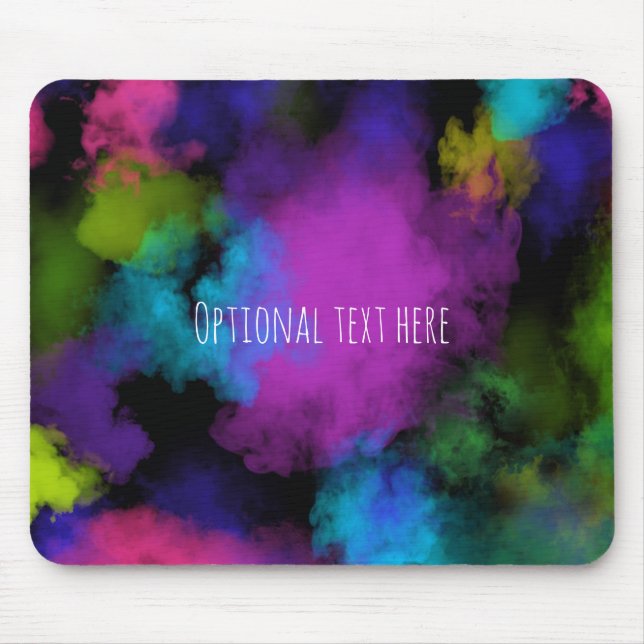 Puffs of Color Makeup Beauty Chic Glamourous Mouse Pad (Front)