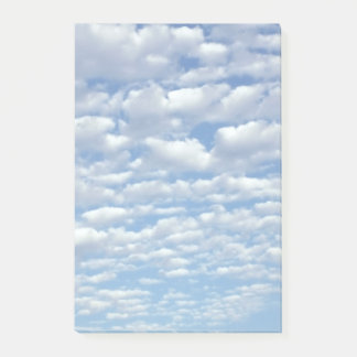 Puffy Clouds on Beautiful Blue Sky  Post-it Notes