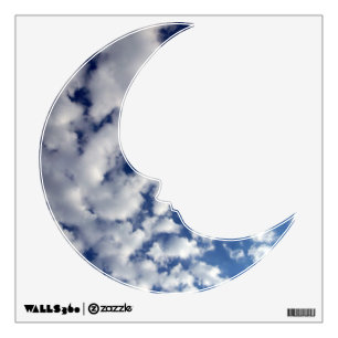 Puffy Clouds On Blue Sky Wall Sticker