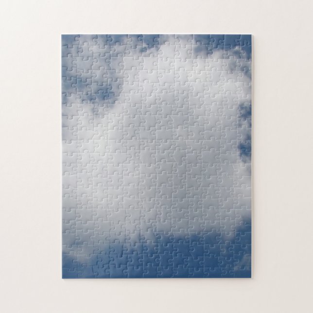 Puffy Cumulus Clouds in Blue Sky Jigsaw Puzzle (Vertical)