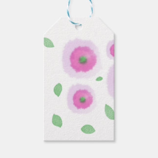 Puffy Flowers Gift Tag