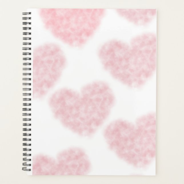 Puffy Heart Aesthetic Planner (Front)