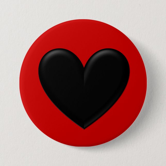 Puffy Heart Button (Front)