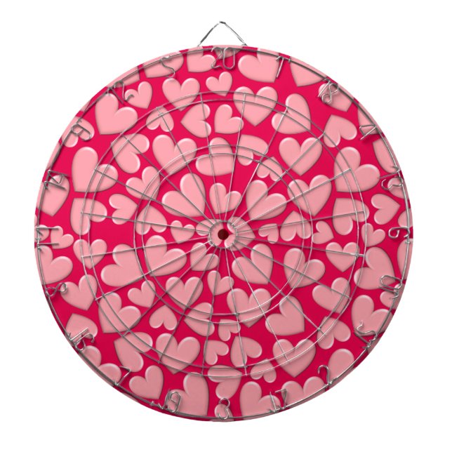 Puffy Heart Dart Board (Front)